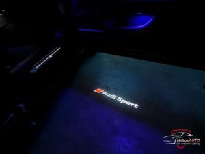 Audi logo spotlight for doors
