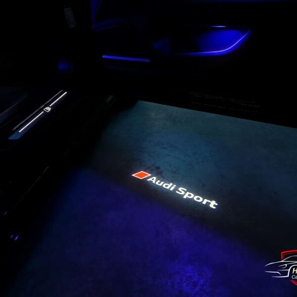 Audi logo spotlight for doors