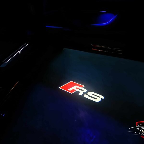 Audi logo spotlight for doors