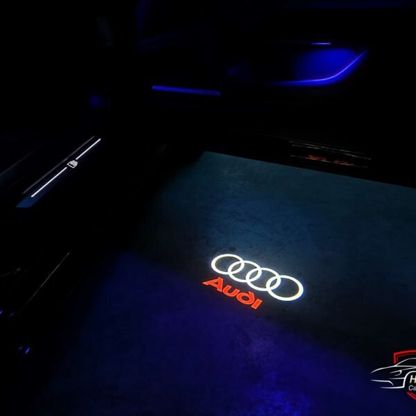 Audi logo spotlight for doors