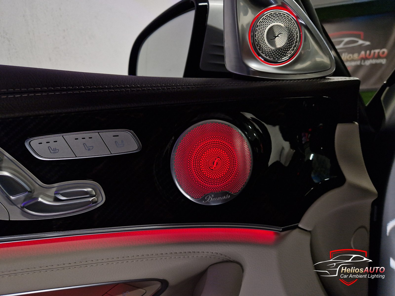 Burmester shutters with ambient lighting
