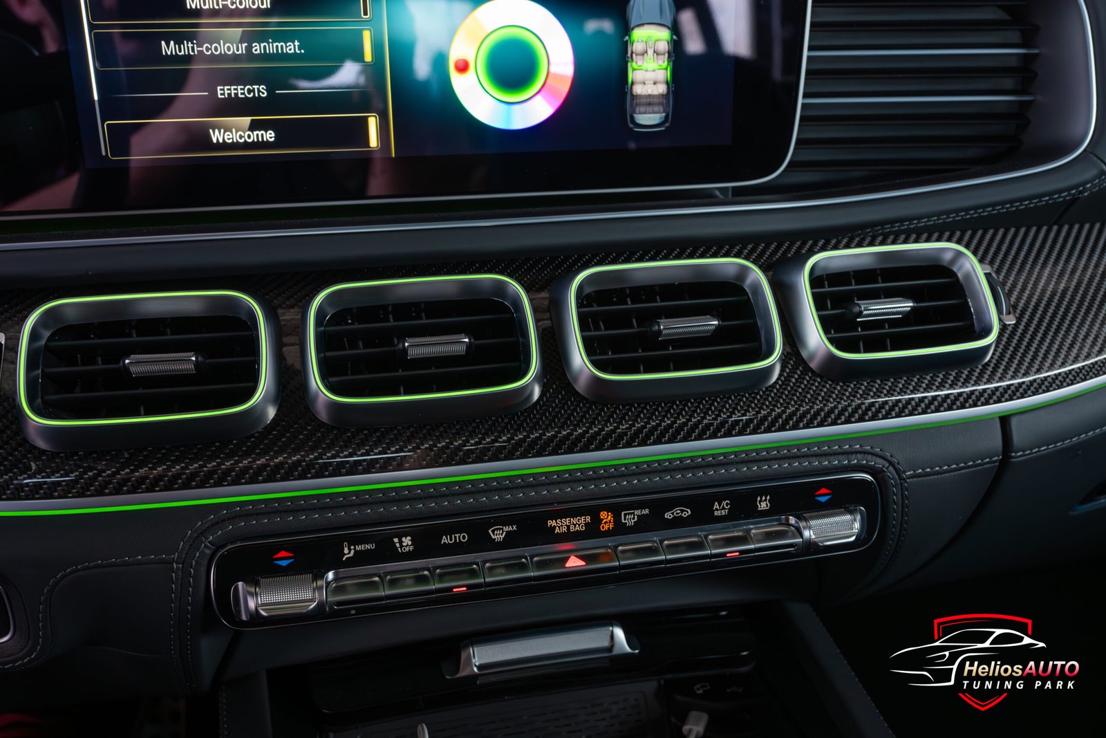 Second image of Въздуховоди с амбиентно за GLE/GLS W167 Модел 2